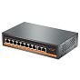 PoE коммутатор HiPOE 8 портов F0820FBL-C (8PoE+2Uplink, 100Мб/с, бюджет PoE 120Вт, watchdog, трасса до 250м.) 88_88_49818