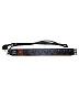 Блок розеток Netko 220В, 19", 1U, 8 розеток 2К+З, 3500Вт, шнур 2м 88_88_60080