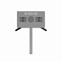 Турникет-трипод односторонний RADARPLUS Model MONO-TR 88_88_43305