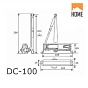 Доводчик дверной HOME 100 кг КОРИЧНЕВЫЙ 88_88_43532