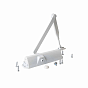 Доводчик дверной DORMA TS-68 EN 2/3/4 белый 88_88_43586