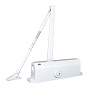 Доводчик дверной Atix DC-5036 BC White, 248х45х70мм, для двери 60-20кг, 950-1400мм, -35°+50°С, цвет белый 88_88_67892