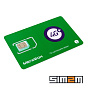 Карта SIM2M Мегафон, тариф "Зеленый Безлимит 30"  88_88_43071