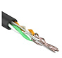 Кабель сетевой UTP 2PR 24AWG CAT5e REXANT OUTDOOR, 1м (бухта 305м) 88_88_62556