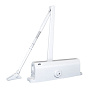 Доводчик дверной Atix DC-5036 BC White, 248х45х70мм, для двери 60-20кг, 950-1400мм, -35°+50°С, цвет белый 88_88_43616