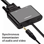 Переходник Ugreen CM101 HDMI to VGA+HDMI 88_88_40205