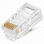 Разъем сетевой RJ-45 (Экран) PET-8P8C (F/UTP) 88_88_40128
