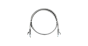 Коммутационный шнур NIKOMAX Essential Line U/UTP 4 пары, Кат.5е (Класс D), 100МГц, 2хRJ45/8P8C, T568B, заливной, с защитой защелки, многожильный, BC (чистая медь), 25AWG (7x0,175мм), LSZH нг(А)-HFLTx, серый, 1,5м 88_88_63402