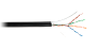 Кабель сетевой NETLAN EC-UU004-5E-PE-SW-BK, U/UTP 4 пары, Кат.5e, одножил, BC, внеш, с тросом (305м) 88_88_63406