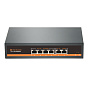 PoE коммутатор HiPOE 4 порта F042-02 (4PoE+2Uplink, 100Мб/с, бюджет PoE 55Вт, WATCHDOG, трасса до 250м.) 88_88_49801