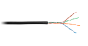 Кабель сетевой NETLAN U/UTP 4 пары, Кат.5e (Класс D), 100МГц, одножильный, BC (чистая медь), внешний, PE до -40°C, черный (305м) 88_88_63324