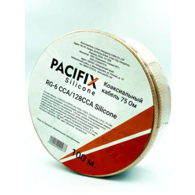 Pacifix Кабель коаксиальный RG-6 CCA/128CCA Silicone