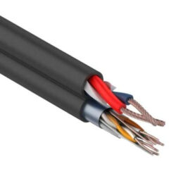 Мульти-кабель FTP 4PR 24AWG CAT5e + 2х0.75мм²., 200м