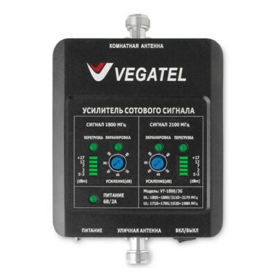 Репитер VEGATEL VT-1800/3G (LED)