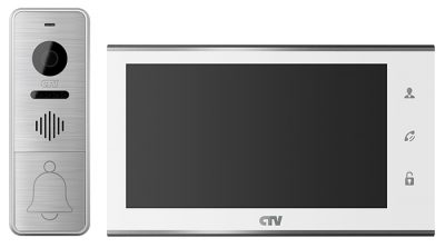 Комплект видеодомофона CTV-DP4705AHD W белый