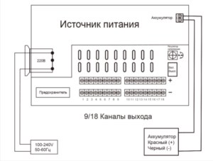 Схема источника питания